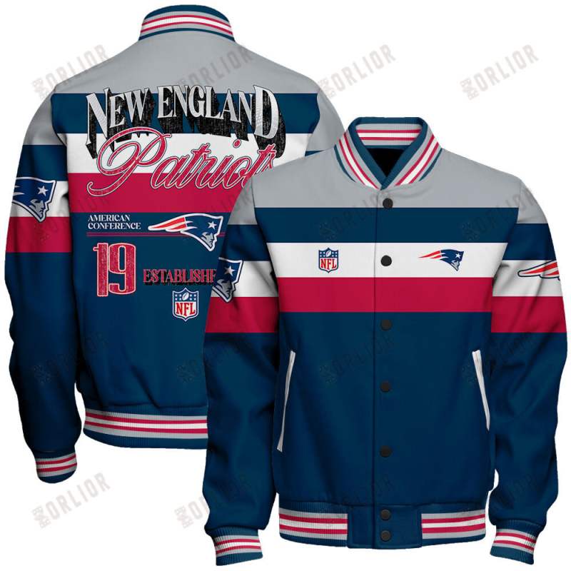 New England Patriots Varsity Jacket 1