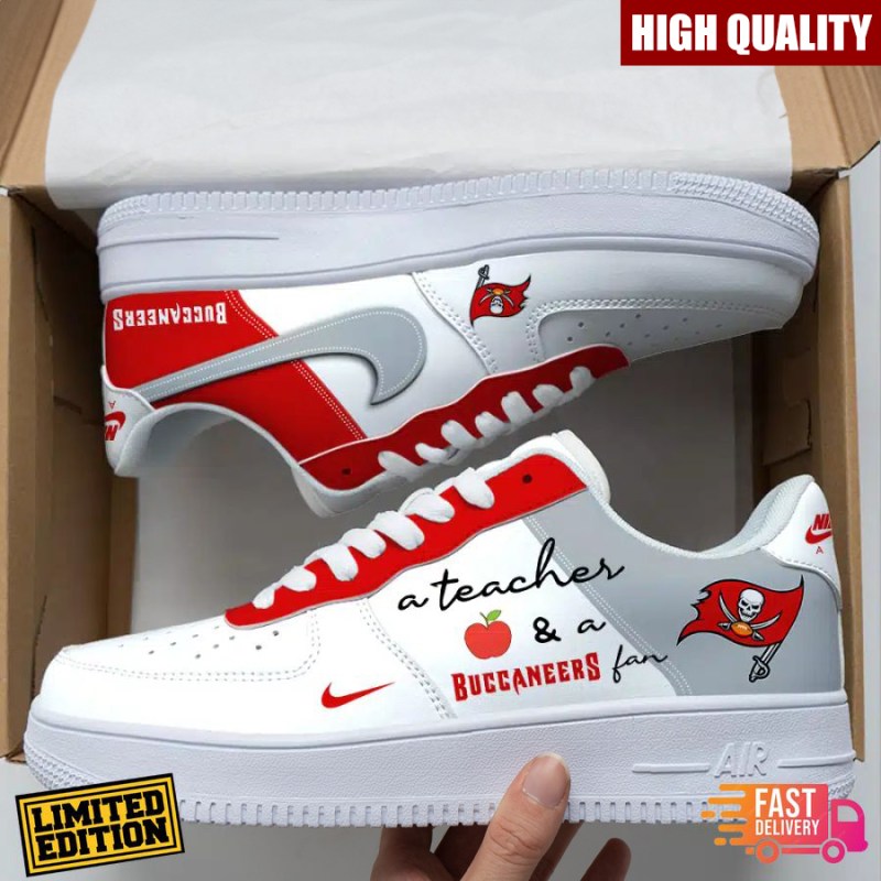 Tampa Bay Buccaneers Custom Job Nike Air Force Shoes