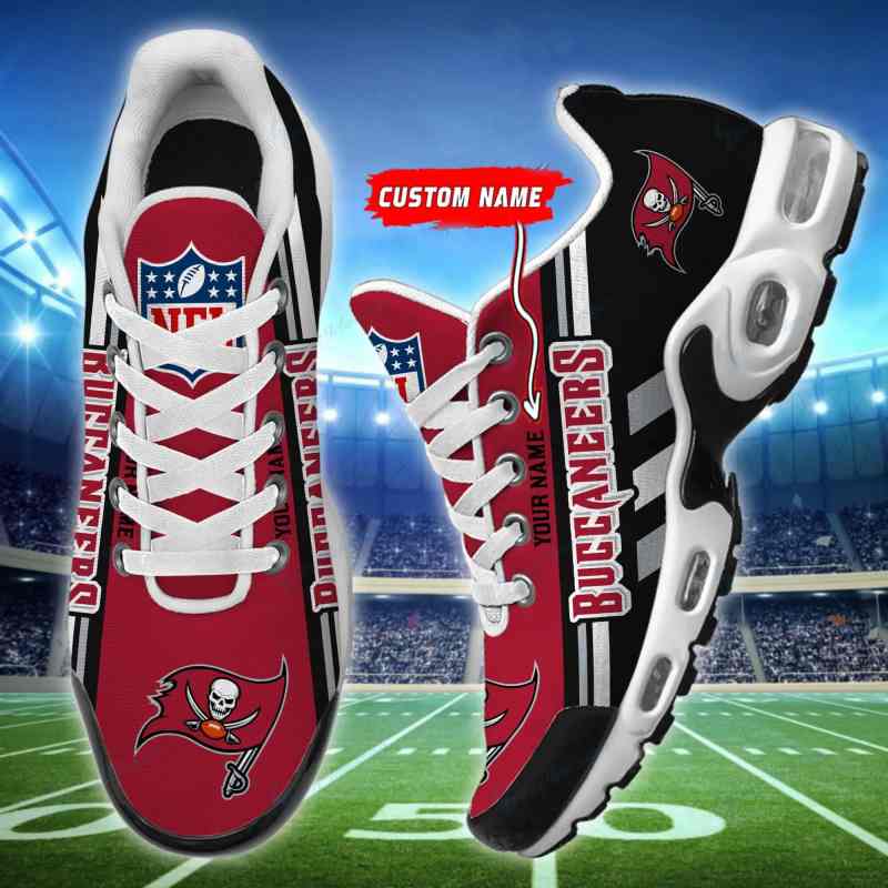 Tampa Bay Buccaneers Personalized Plus T-N Youth Sneakers 1