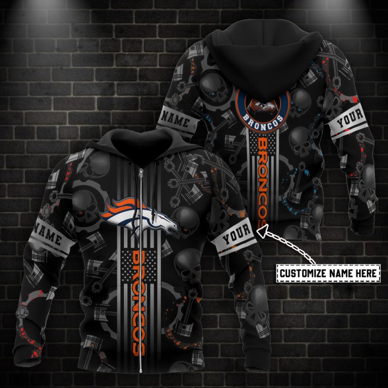 Denver Broncos Personalized Hoodie