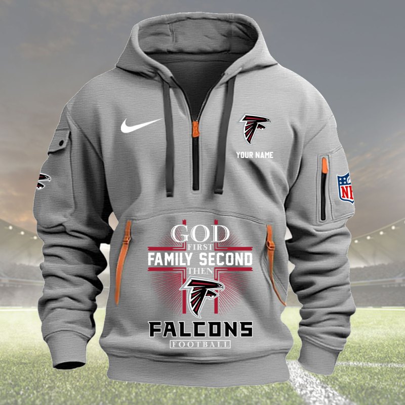 Atlanta Falcons Gray Hoodie