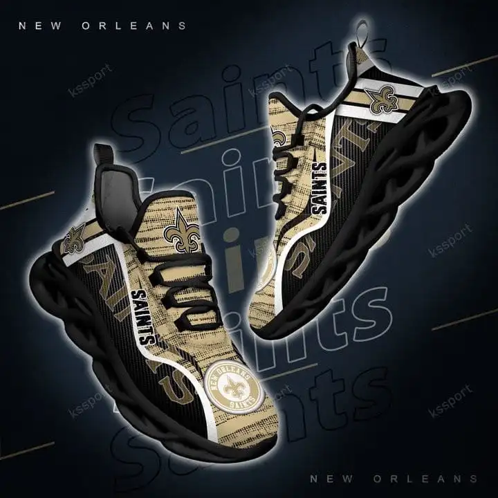 New Orleans Saints Yezy Running Sneakers