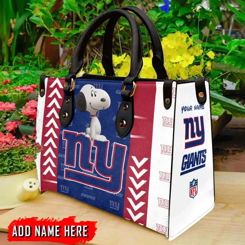 San Francisco 49ers Personalized Leather Hand Bag Image 1