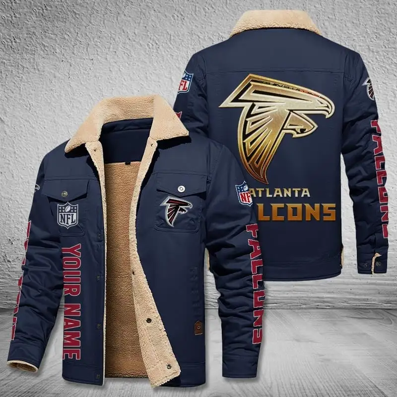 Durable Metal Zippers of Atlanta Falcons Jacket