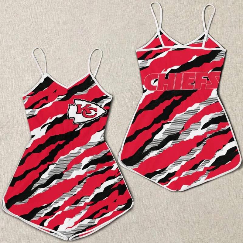 Kansas City Chiefs 3D Printed Women Romper Jumpsuit