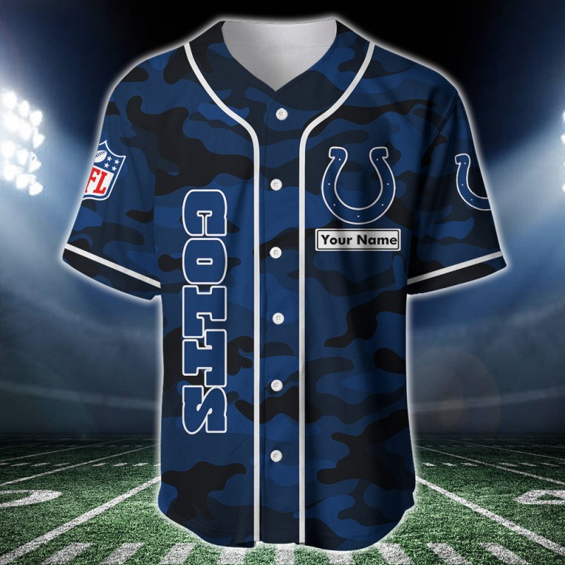 Personalized Baseball Jersey for Indianapolis Colts Fans