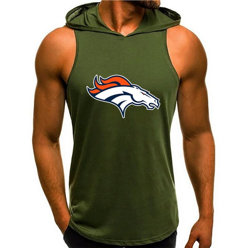 Denver Broncos Hoodie Vest Side View