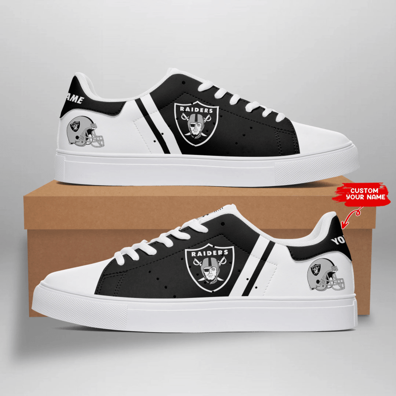 Las Vegas Raiders Personalized Custom Sneakers