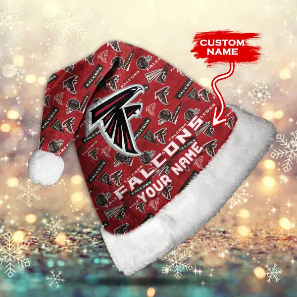 Atlanta Falcons Personalized Christmas Hat