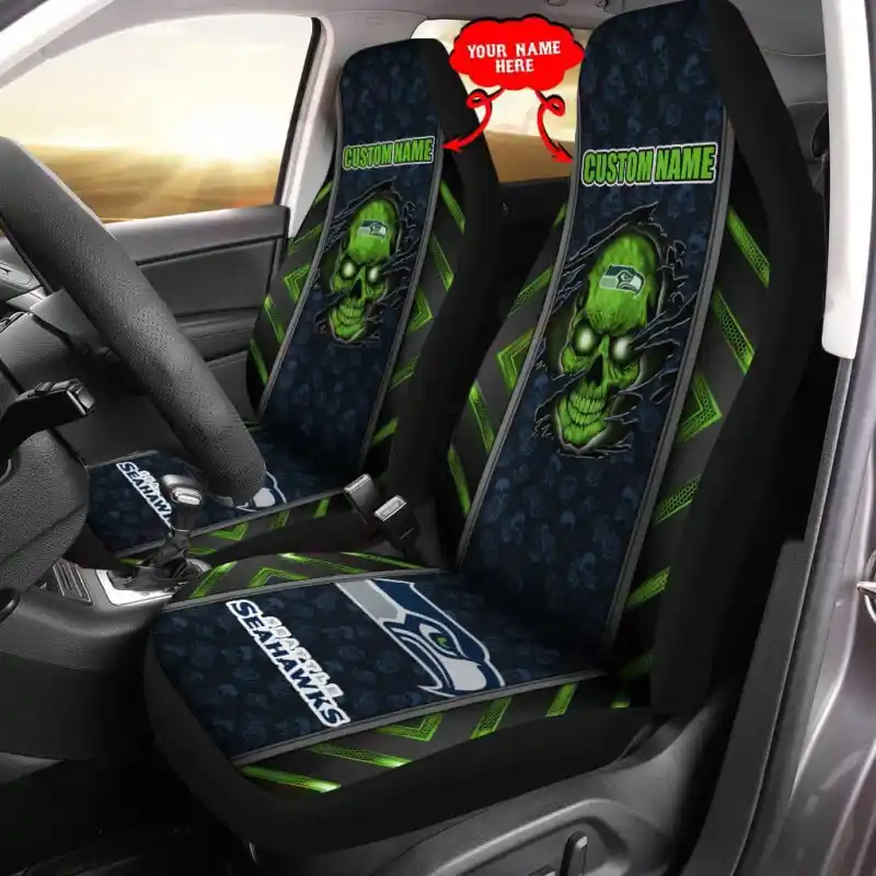 Seattle Seahawks Personalized Car Seat Covers