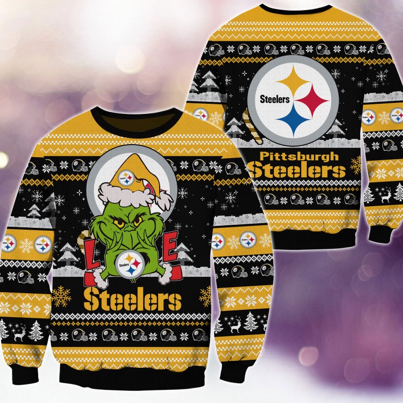 Custom Pittsburgh Steelers Ugly Sweater