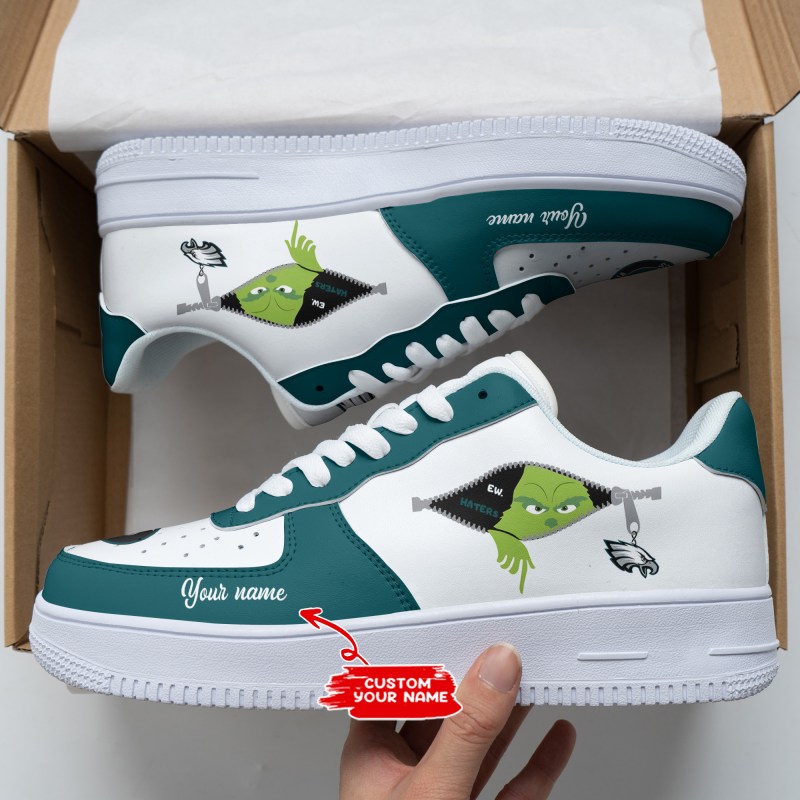 Philadelphia Eagles Sneakers - Back View