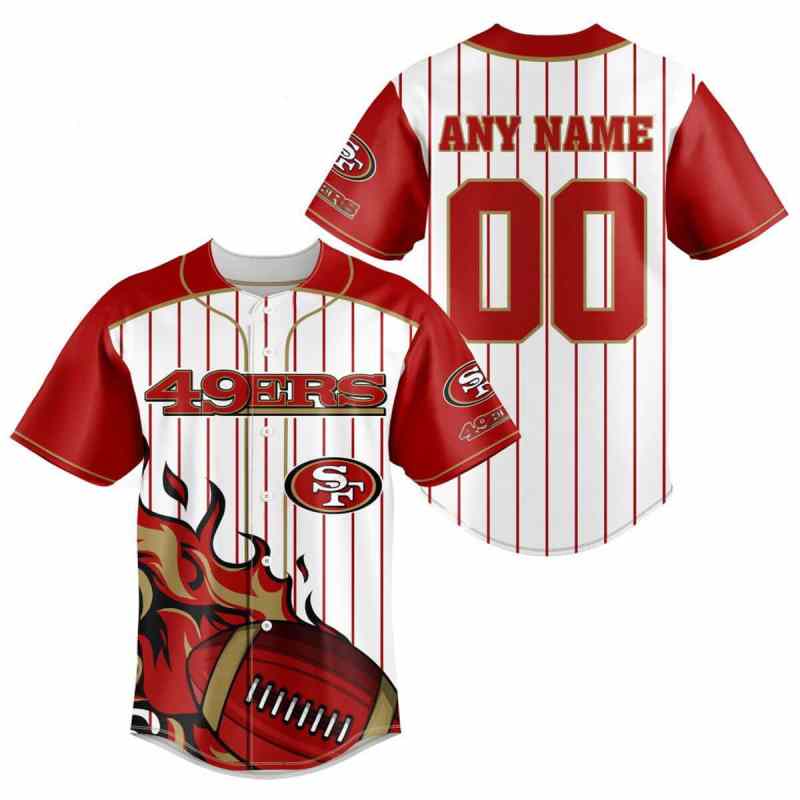 Personalized San Francisco 49ers Baseball Jersey