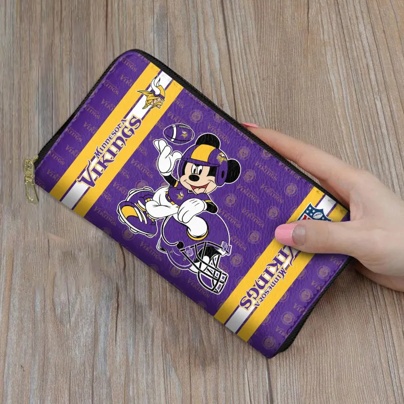 Mockup of Minnesota Vikings Women's Wallet