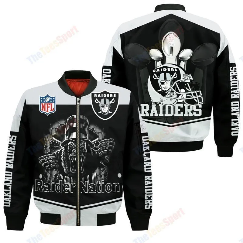 Las Vegas Raiders Bomber Jacket