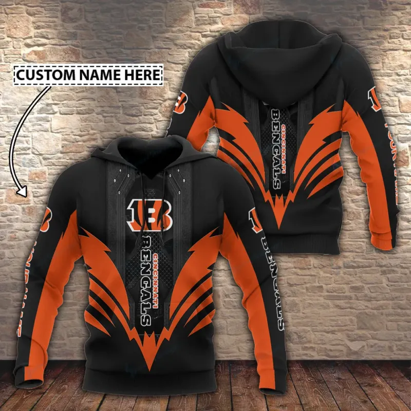 Cincinnati Bengals Personalized Hoodie