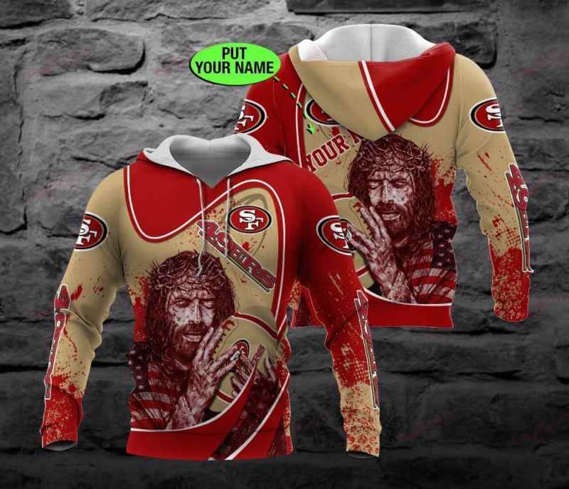 San Francisco 49ers Personalized Ugly Christmas Sweater