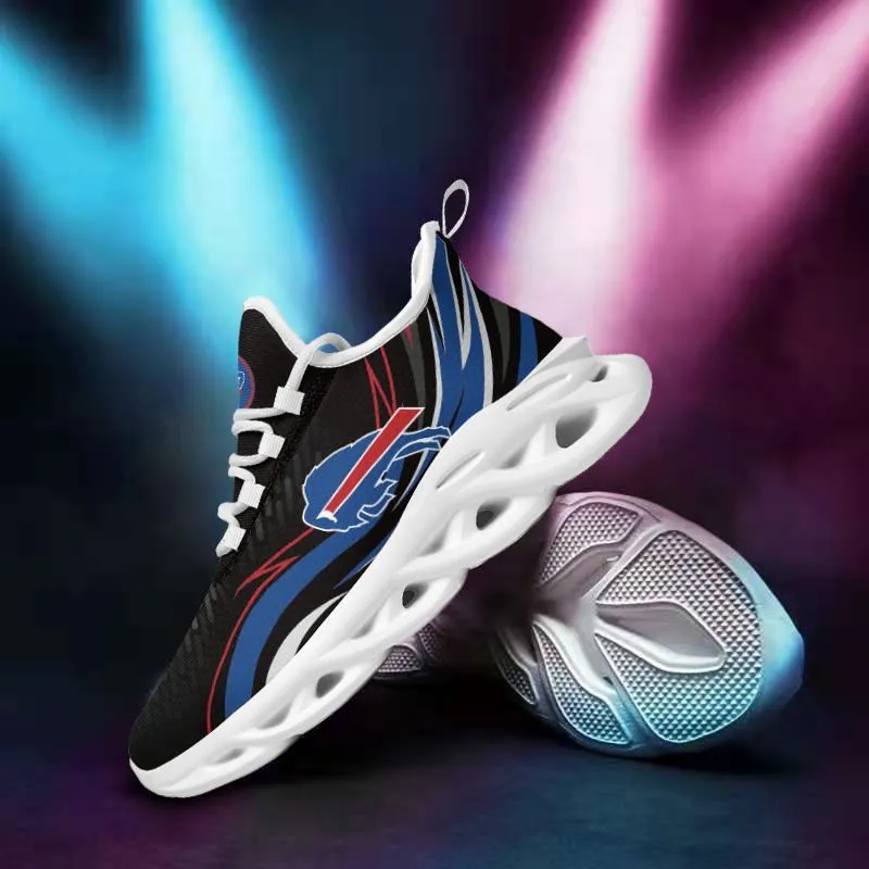Buffalo Bills Yezy Running Sneakers 455 Side View