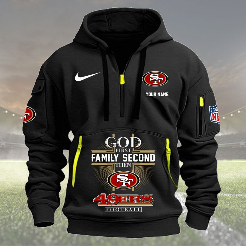 Black San Francisco 49ers Hoodie