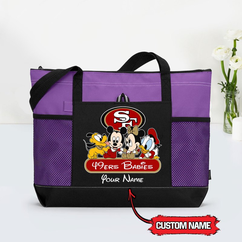San Francisco 49ers Tote Bag Purple