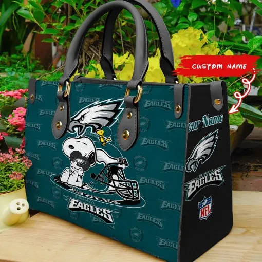 Philadelphia Eagles Leather Hand Bag