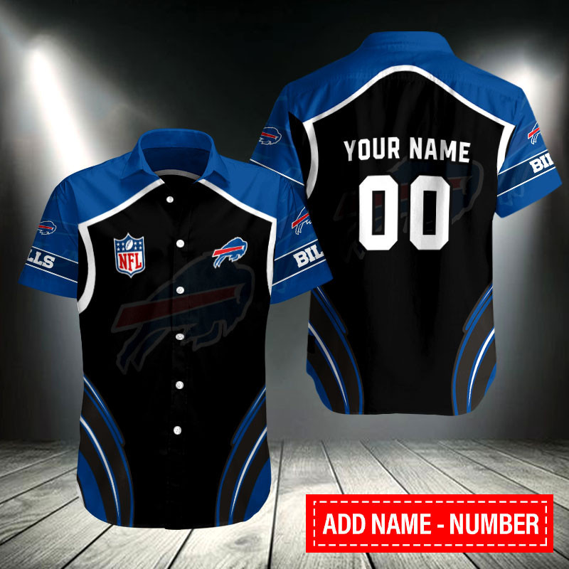 Buffalo Bills Personalized Button Shirt Sizing Chart