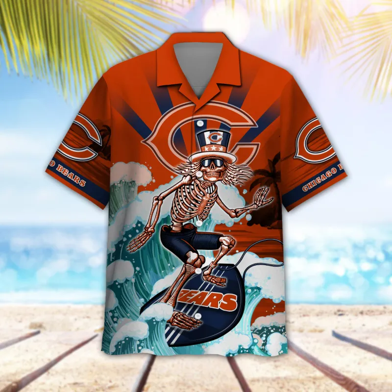 Chicago Bears Button Shirt - Image 2