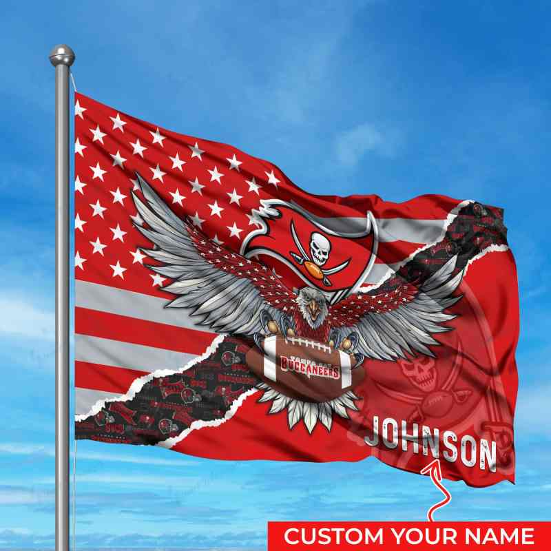 Tampa Bay Buccaneers Personalized Flag