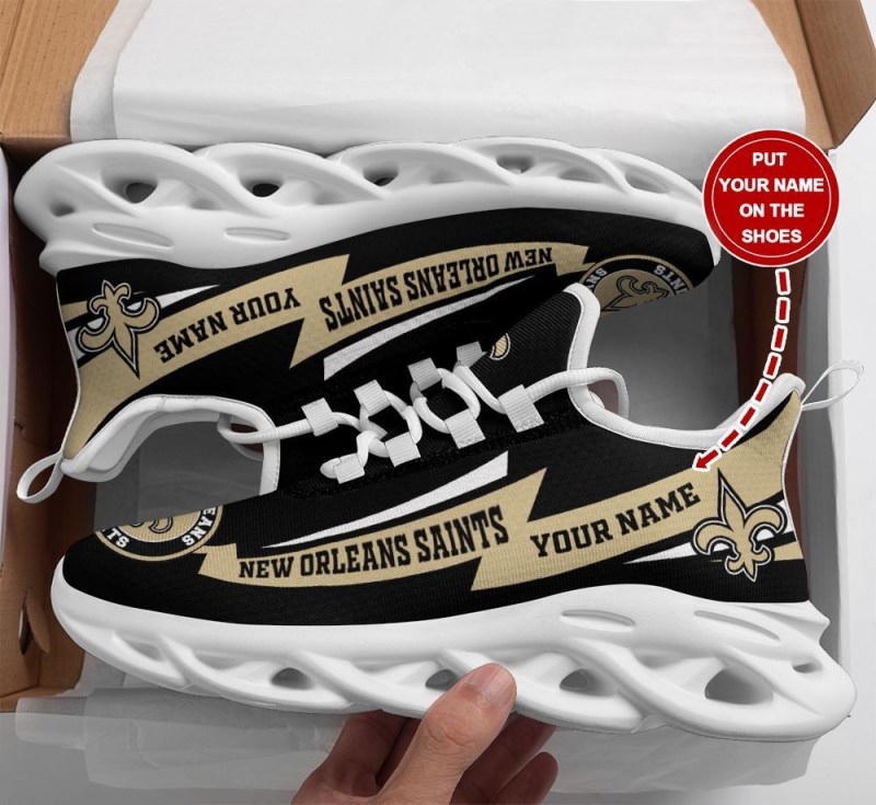 New Orleans Saints Personalized Yezy Running Sneakers 5