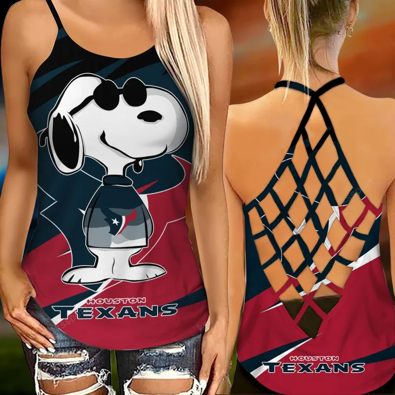 Houston Texans Criss Cross Tank Top
