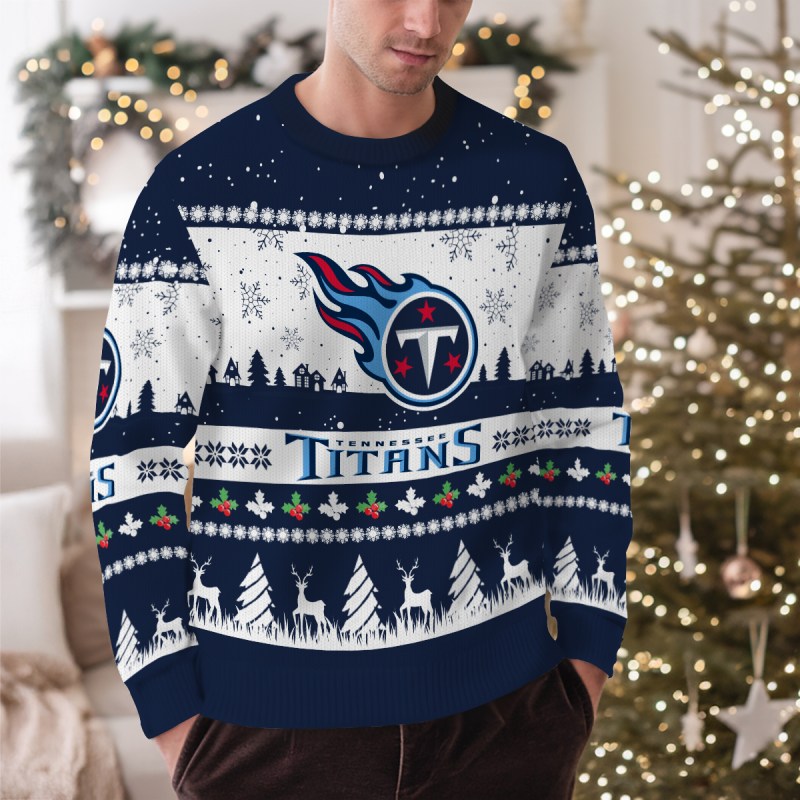 Tennessee Titans Premium Ugly Christmas Sweater 1