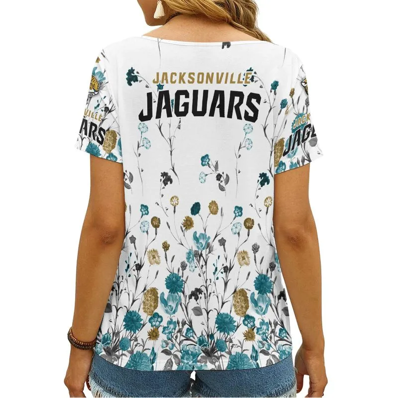 Jacksonville Jaguars V-neck T-shirt