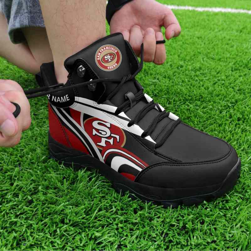 San Francisco 49ers Personalized Hiking Shoes