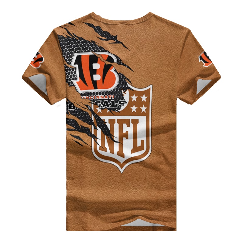 Cincinnati Bengals V-neck Women T-shirt 2
