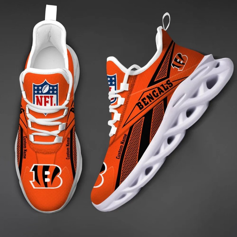 Cincinnati Bengals Personalized Yezy Running Sneakers 2