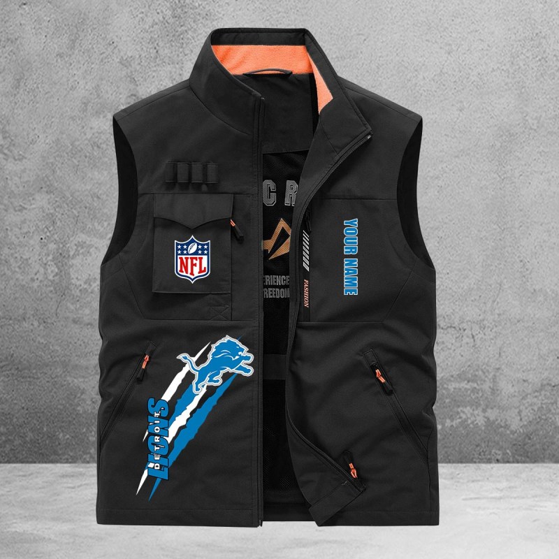 Detroit Lions Multi-Pockets Vest
