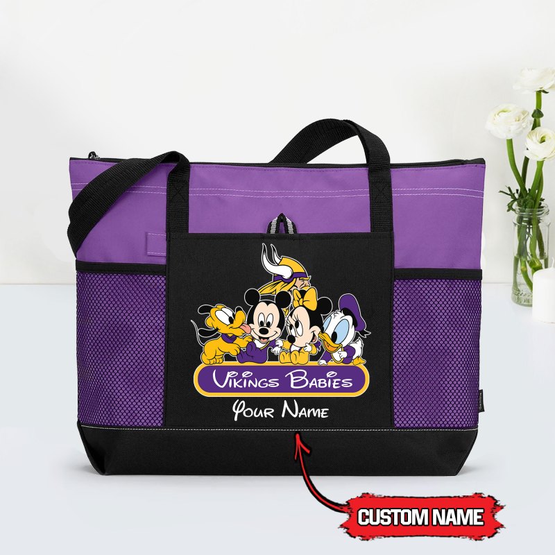 Minnesota Vikings Tote Bag Purple