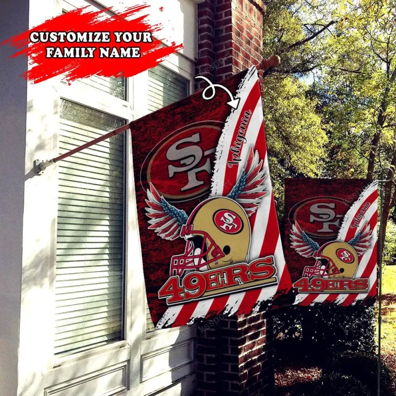 San Francisco 49ers Personalized Flag