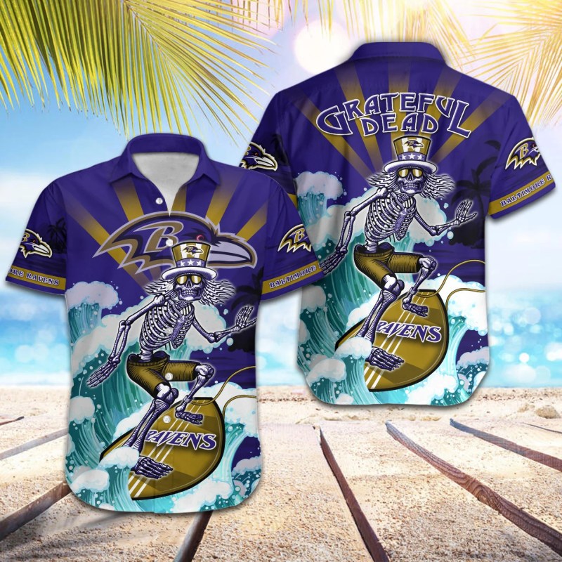 Baltimore Ravens Button Shirt