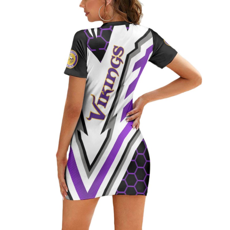 Bodycon Mini Dress for Minnesota Vikings Fans