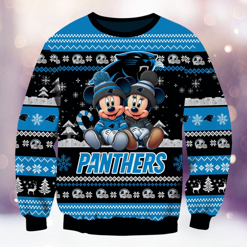Carolina Panthers Ugly Christmas Sweater