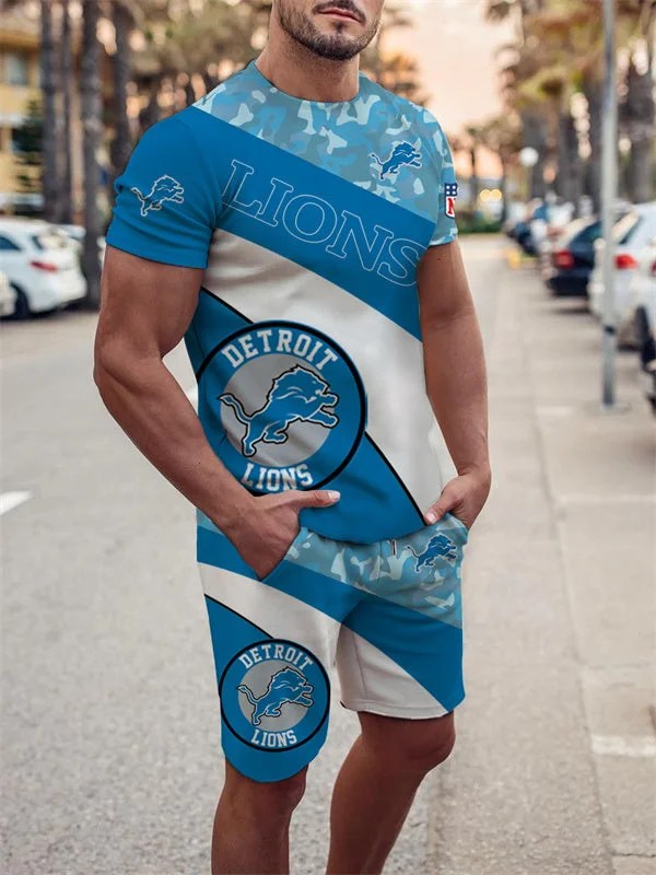 Detroit Lions T-shirt and Shorts