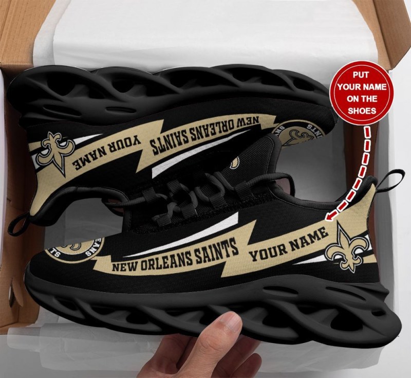 New Orleans Saints Personalized Yezy Running Sneakers 6