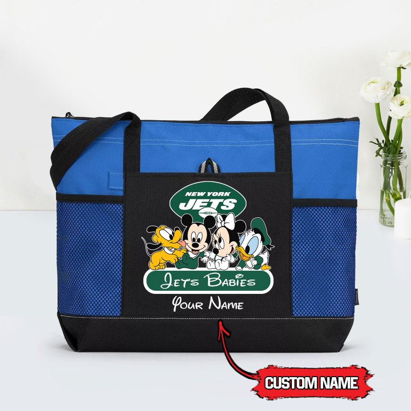 New York Jets Tote Bag Blue