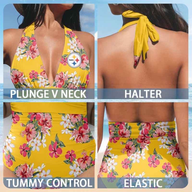 Pittsburgh Steelers Swimsuit Back View