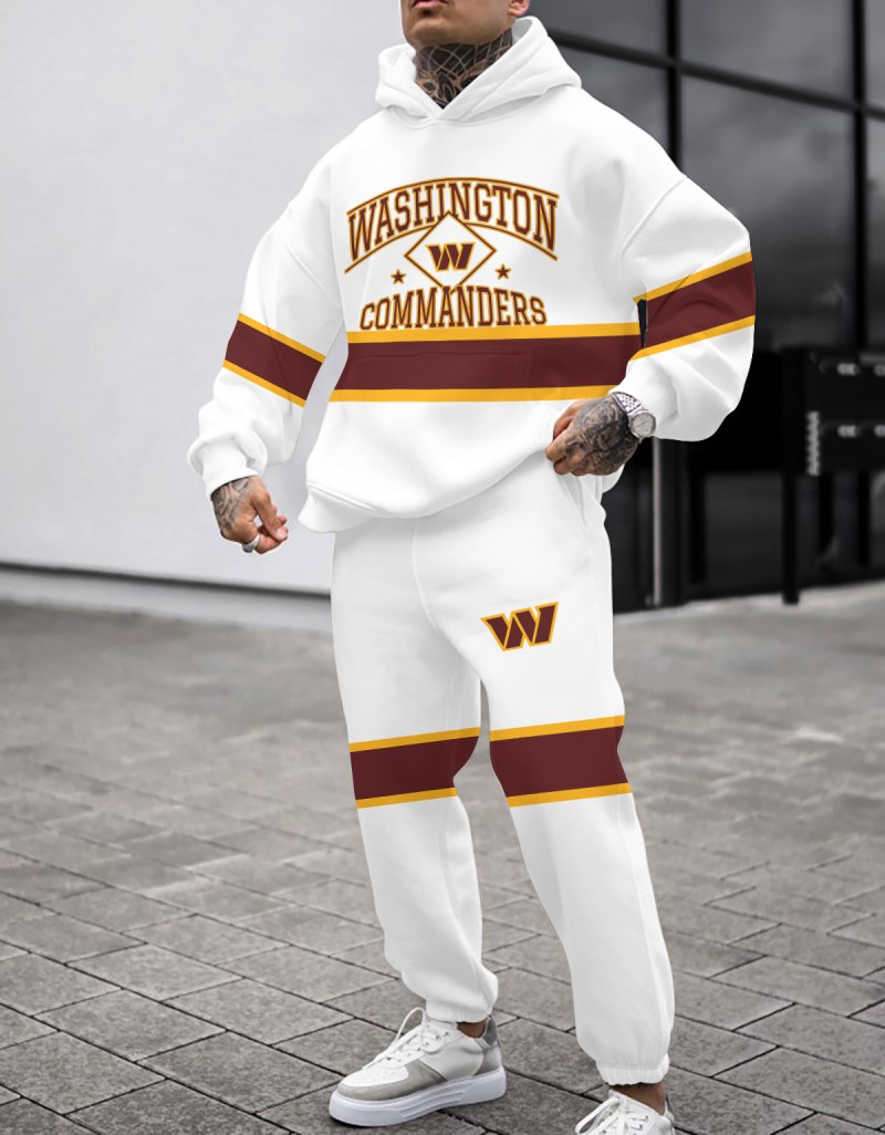 Washington Commanders Pullover Hoodie and Sweatpants