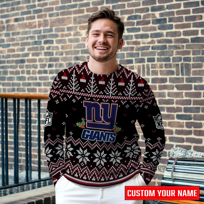 New York Giants Premium Ugly Christmas Sweater