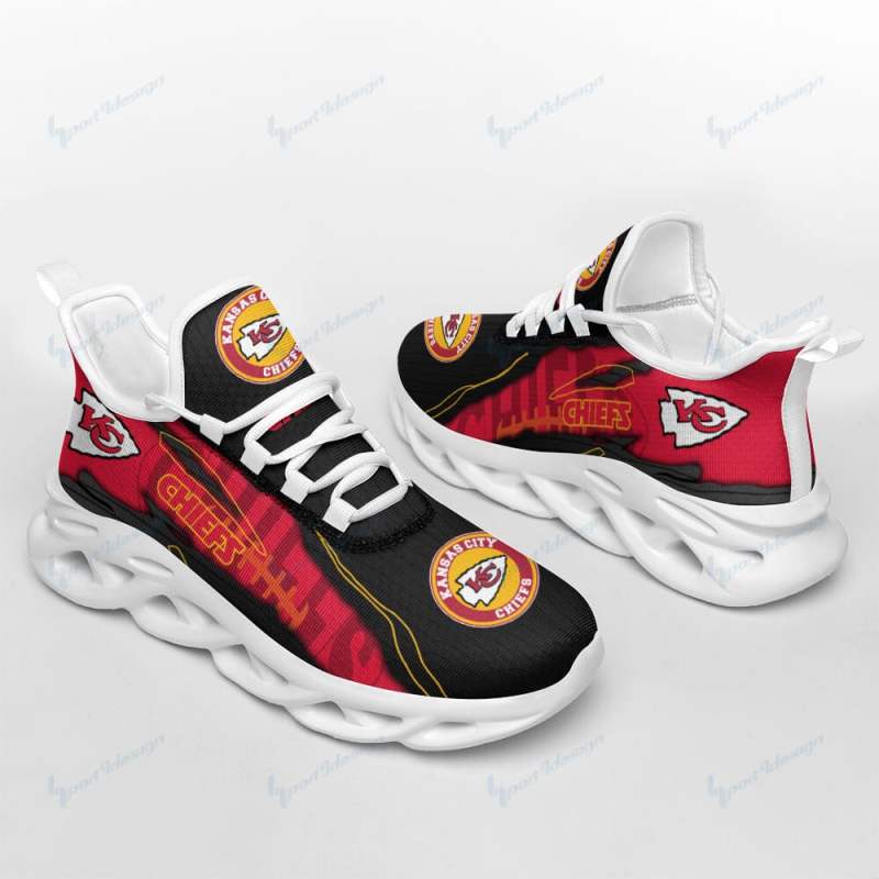 San Francisco 49ers Yezy Running Sneakers Side View