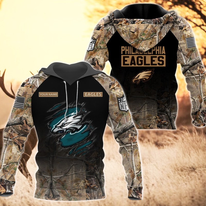 Philadelphia Eagles Personalized All Over Printed Sweater