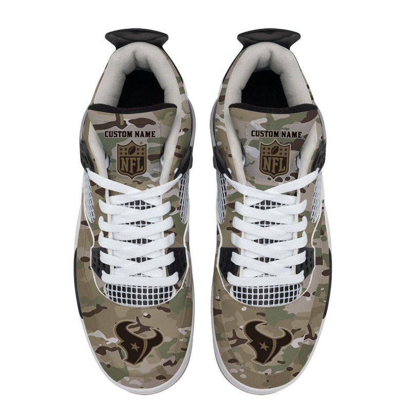 Houston Texans AJ4 Stylish Camo Sneaker